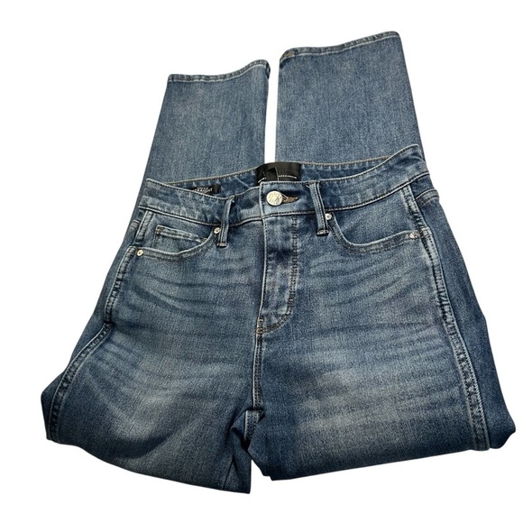 White House Black Market WHBM High-Rise Sculpt Straight Crop Jeans OS - Picture 6 of 16